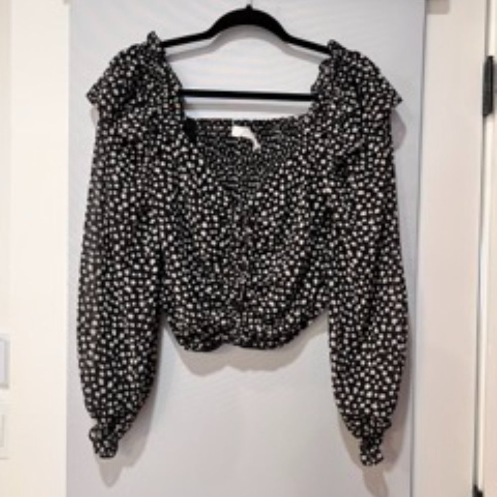 Women's ASTR the Label Ruched Blouse Small